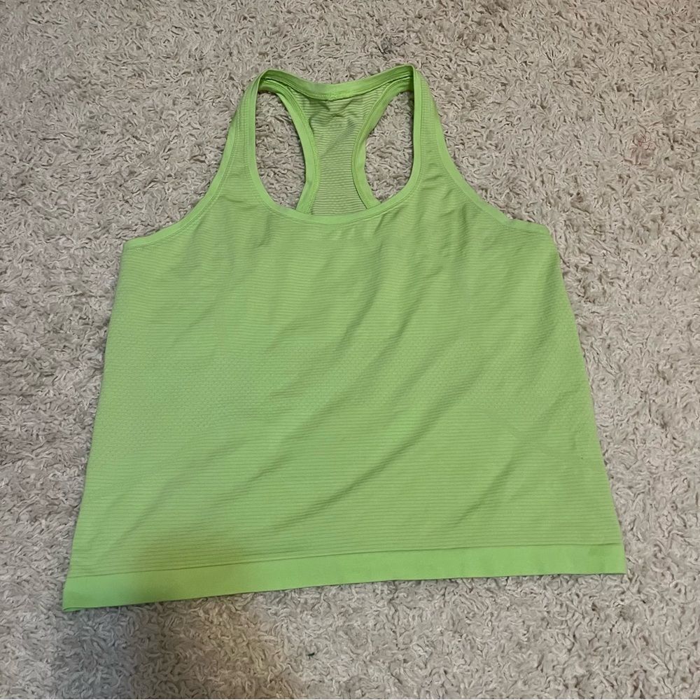 lululemon swiftly tech tank top race length size 10